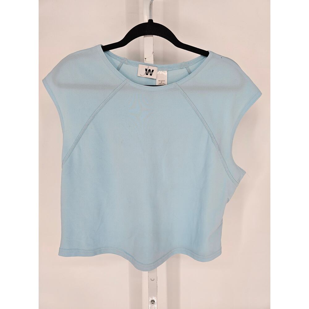 Vintage 1990s Junction West Womens Sz XL Tank Top Light Blue